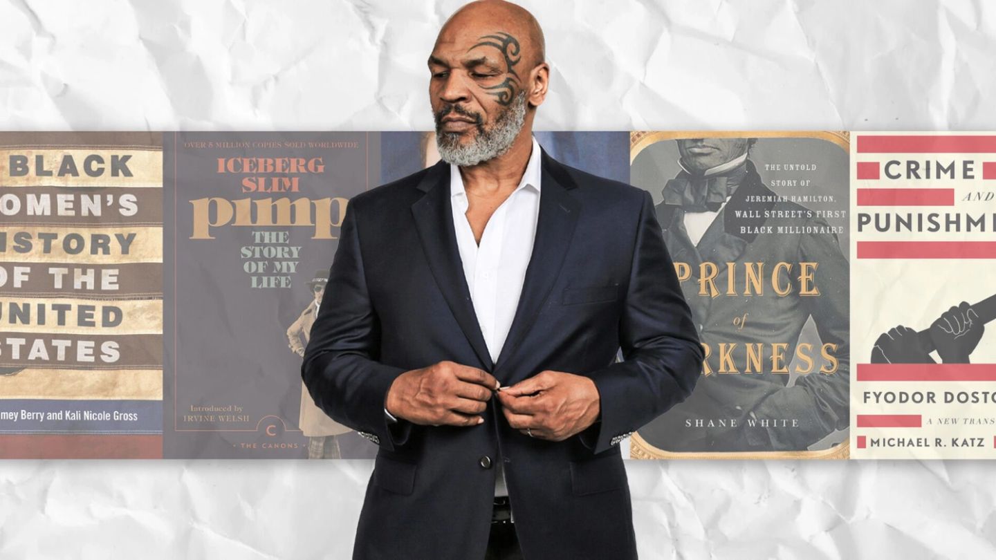 Iconic boxer Mike Tyson reveals his must-read books