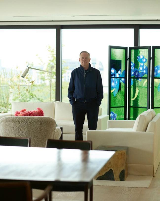 Nick Jones standing in a suite at St Clement