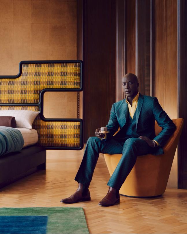 Ozwald Boateng brings his British-Ghanaian heritage and Savile Row sensibility to Savoir.