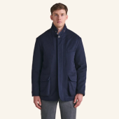 New & Lingwood Navy Storm System Field Coat