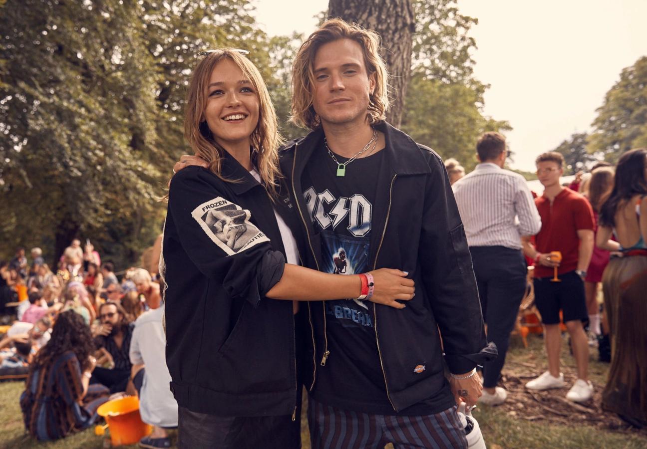 Maddy Elmer and Dougie Poynter