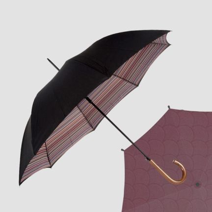 Paul Smith Striped Crook Umbrella