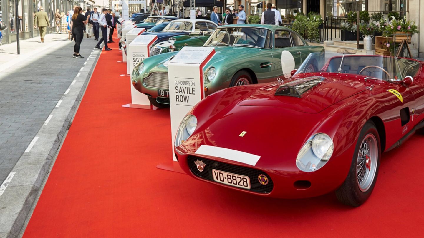 Concours on Savile Row – a celebration of stunning cars and world-class tailoring