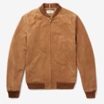 A.P.C The Ferris Suede Bomber Jacket