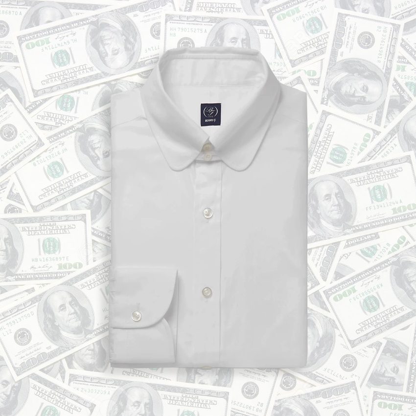 Beams F Cotton Oxford Shirt