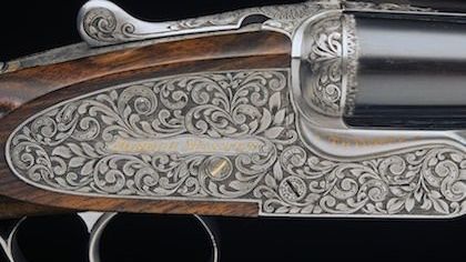 Stunning triple-barreled shotgun from Manton