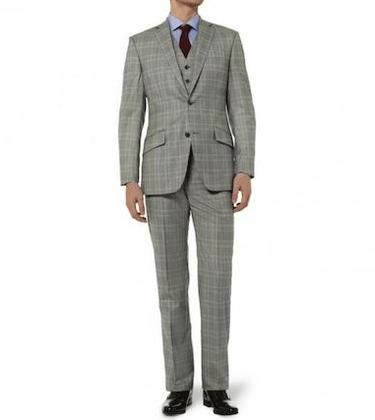 Richard James – Prince of Wales Check Wool Suit