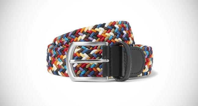 Anderson's woven elasticated belt multi-colour