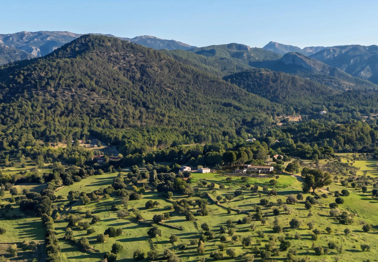 The countryside surrounding Son Credo in Mallorca