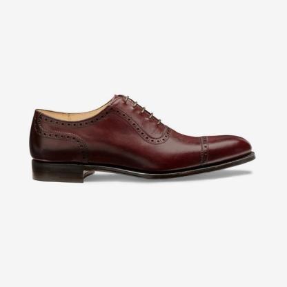 Fenchurch Oxford in Burgundy Calf Leather