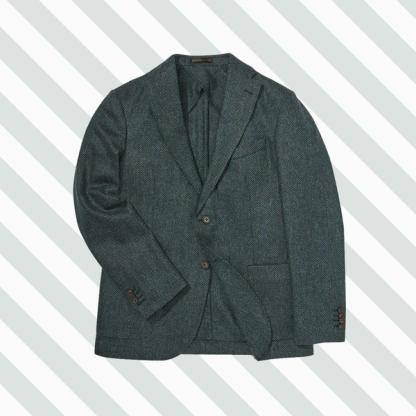 New & Lingwood Herringbone Jacket
