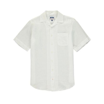 White Arawak linen shirt