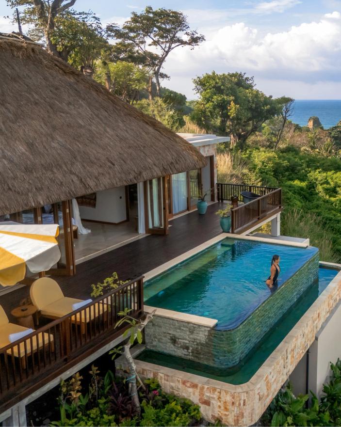 Private pool villa at NIHI Sumba