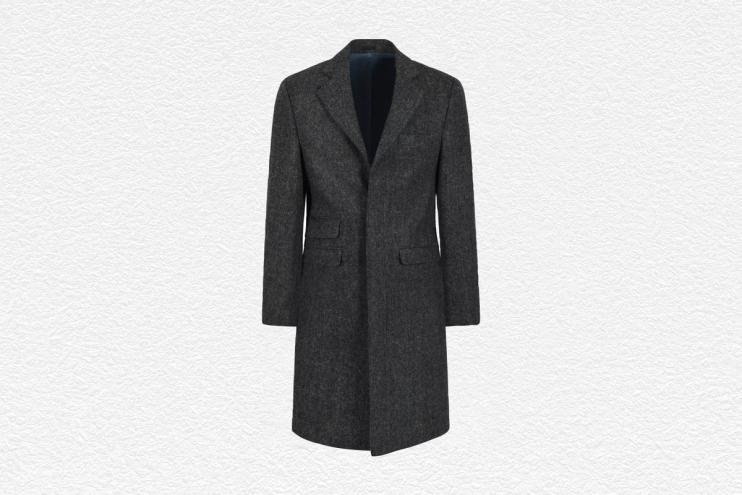 Nathan Shetland Tweed Coat