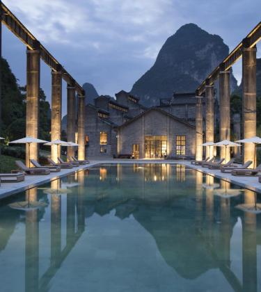 This reclaimed Chinese sugar mill is the height of rustic relaxation