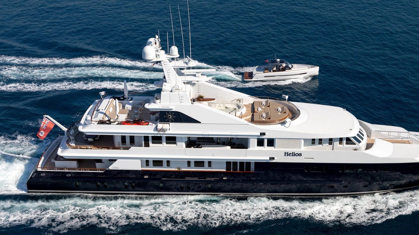 Superyacht Helios is a floating art gallery