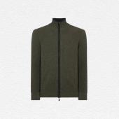 Lambeth Rib Full Zip Cashmere Cardigan