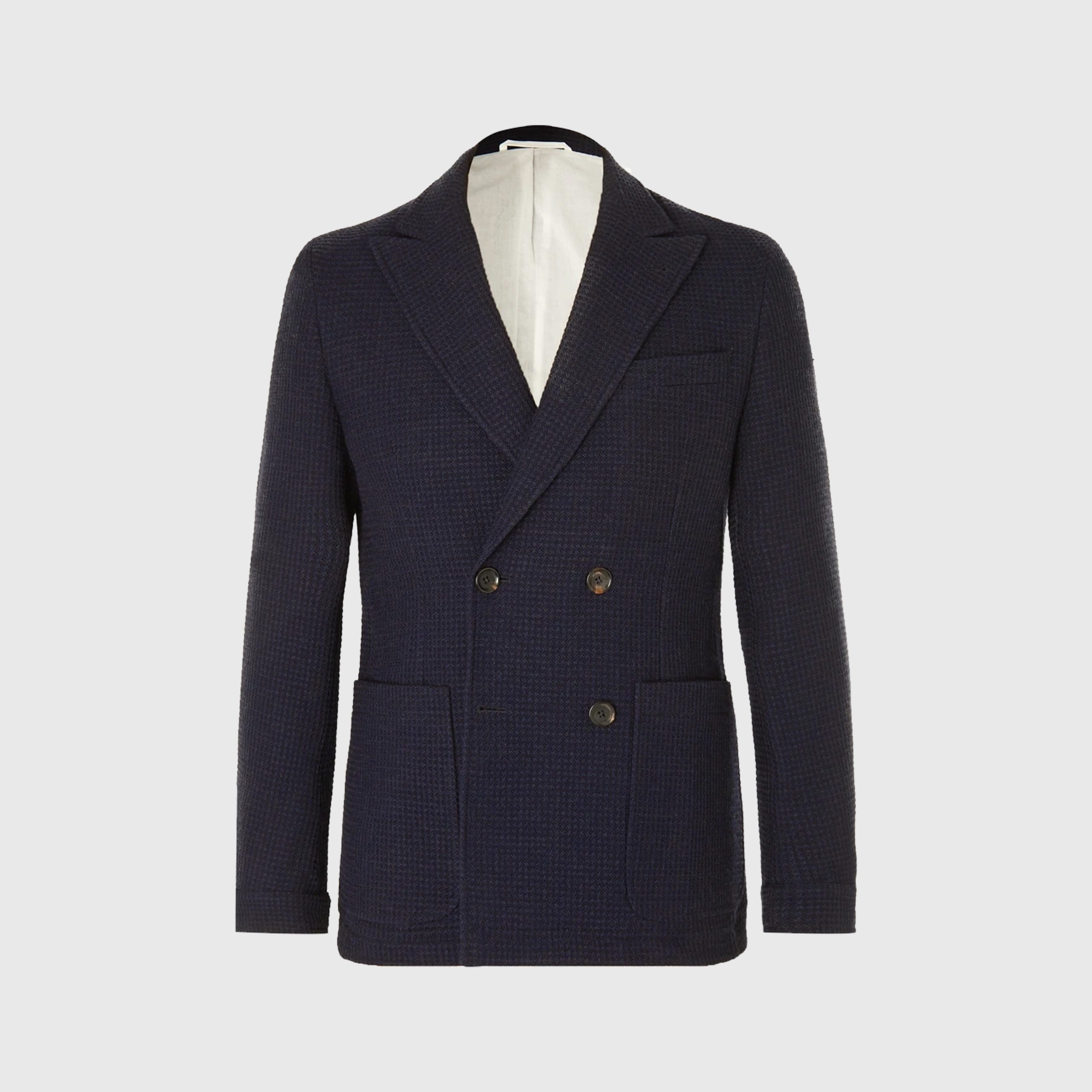 Oliver Spencer Unstructured Basketweave Blazer