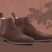 Mocha Suede with Slim Rubber Soles