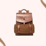 James Purdey & Sons Leather & Canvas Backpack
