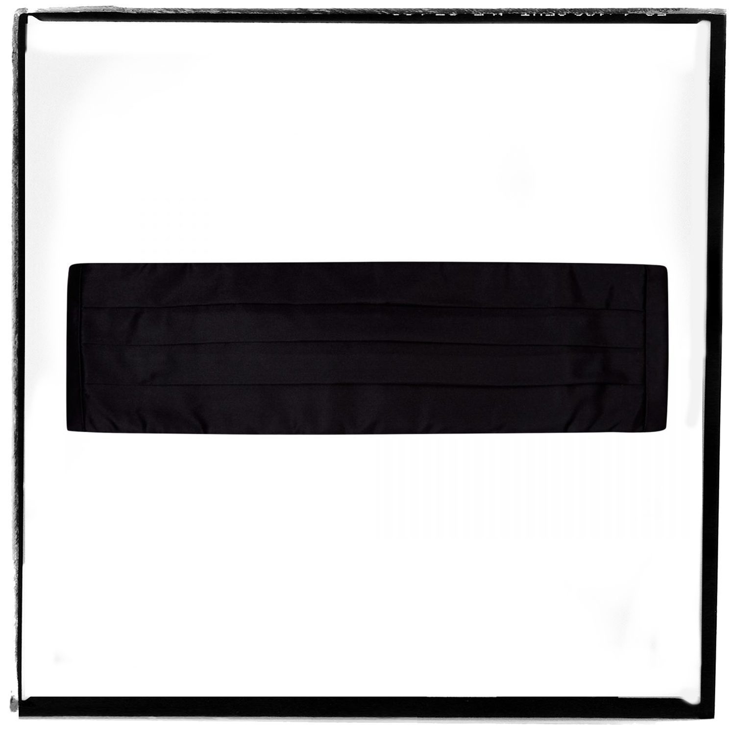 Huntsman Black Satin Cummerbund
