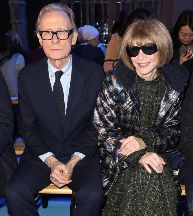 Bill Nighy and Anna Wintour