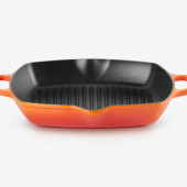 Cast Iron Deep Square Grill 30cm