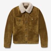 Tom Ford Shearling-Trimmed Suede Jacket