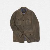 New & Lingwood Suede Safari Jacket