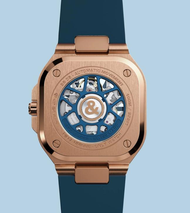 Bell & Ross BR05 Skeleton Gold Blue