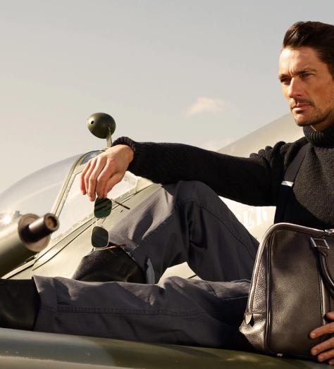 David Gandy launches new Spitfire inspired collection with Aspinal of London