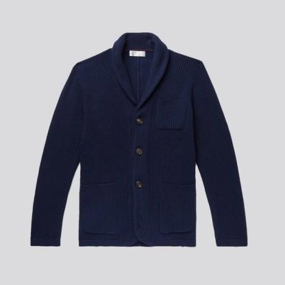 Brunello Cucinelli Shawl-Collar Cardigan
