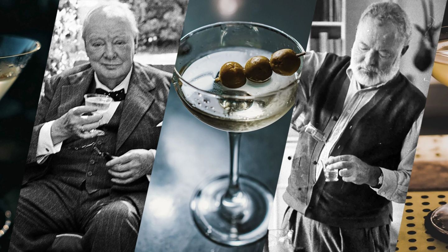 The martini orders of five great gentlemen