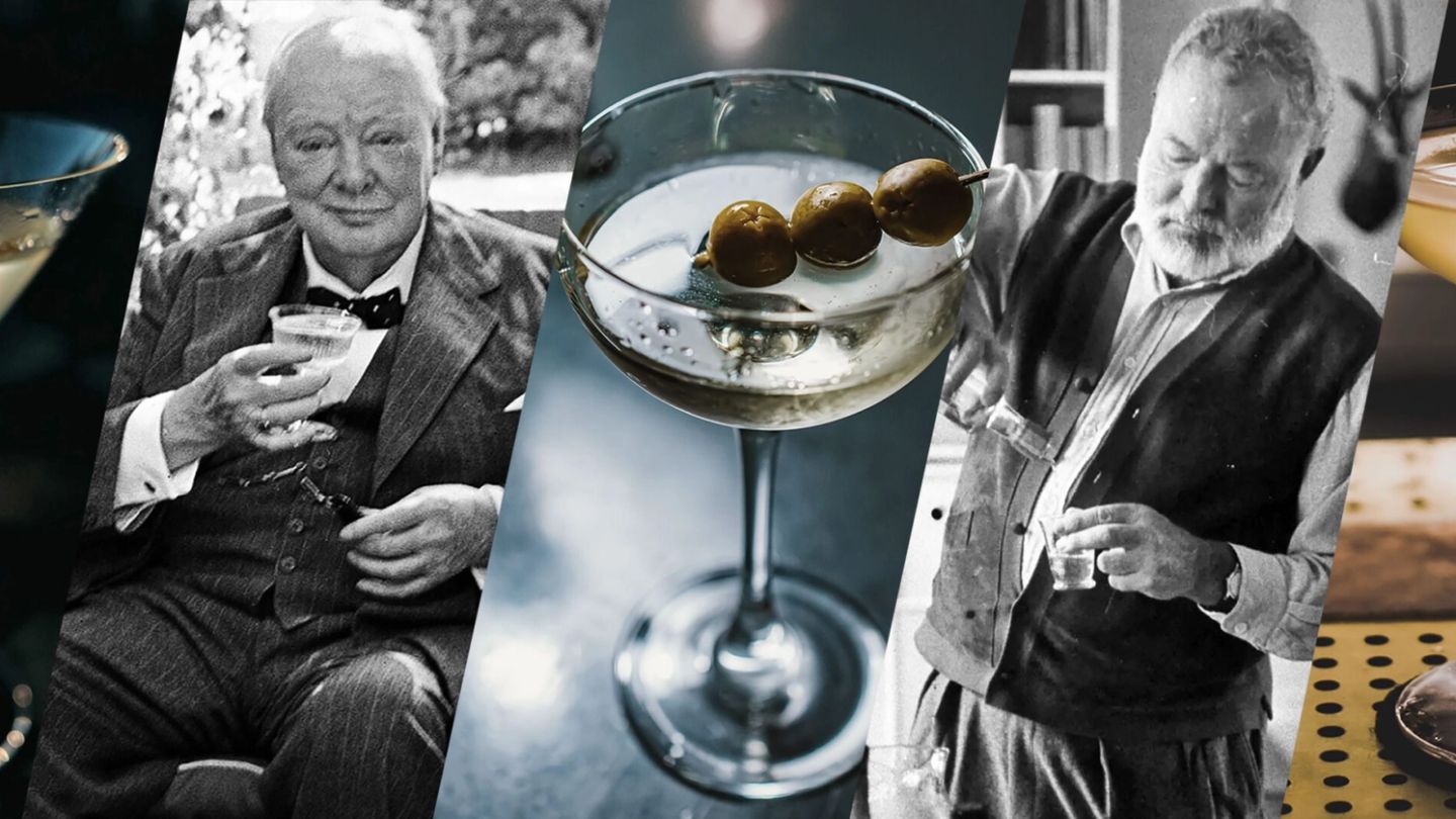 The martini orders of five great gentlemen