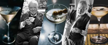 The martini orders of five great gentlemen