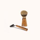 Czech & Speake Zebrano Wood Shave Set