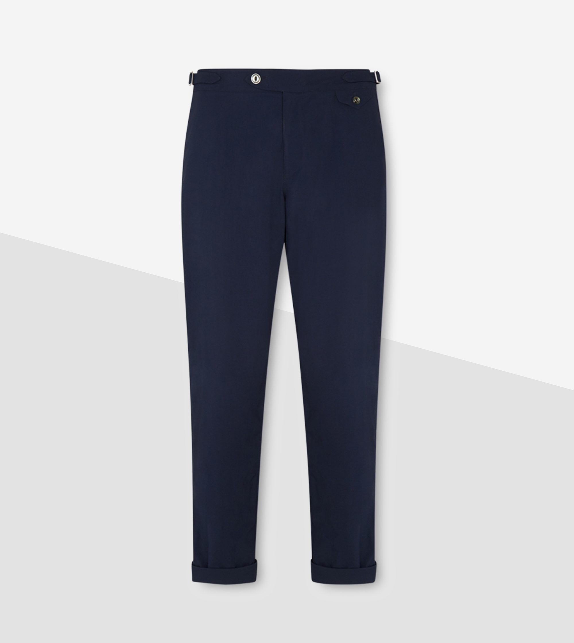 Hemingsworth navy brushed twill trousers