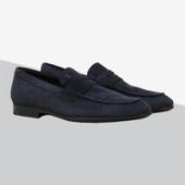 Tod’s Loafers in Blue Suede
