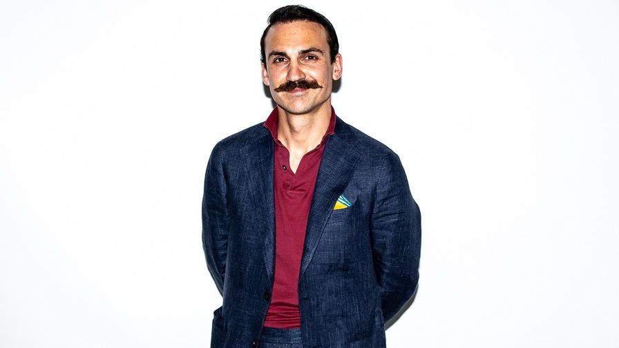 Henry Lloyd-Hughes doesn’t like his moustache
