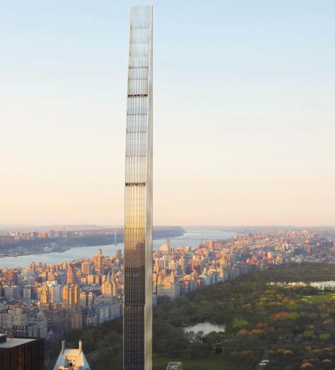 The world’s most slender skyscraper just opened on Billionaires’ Row