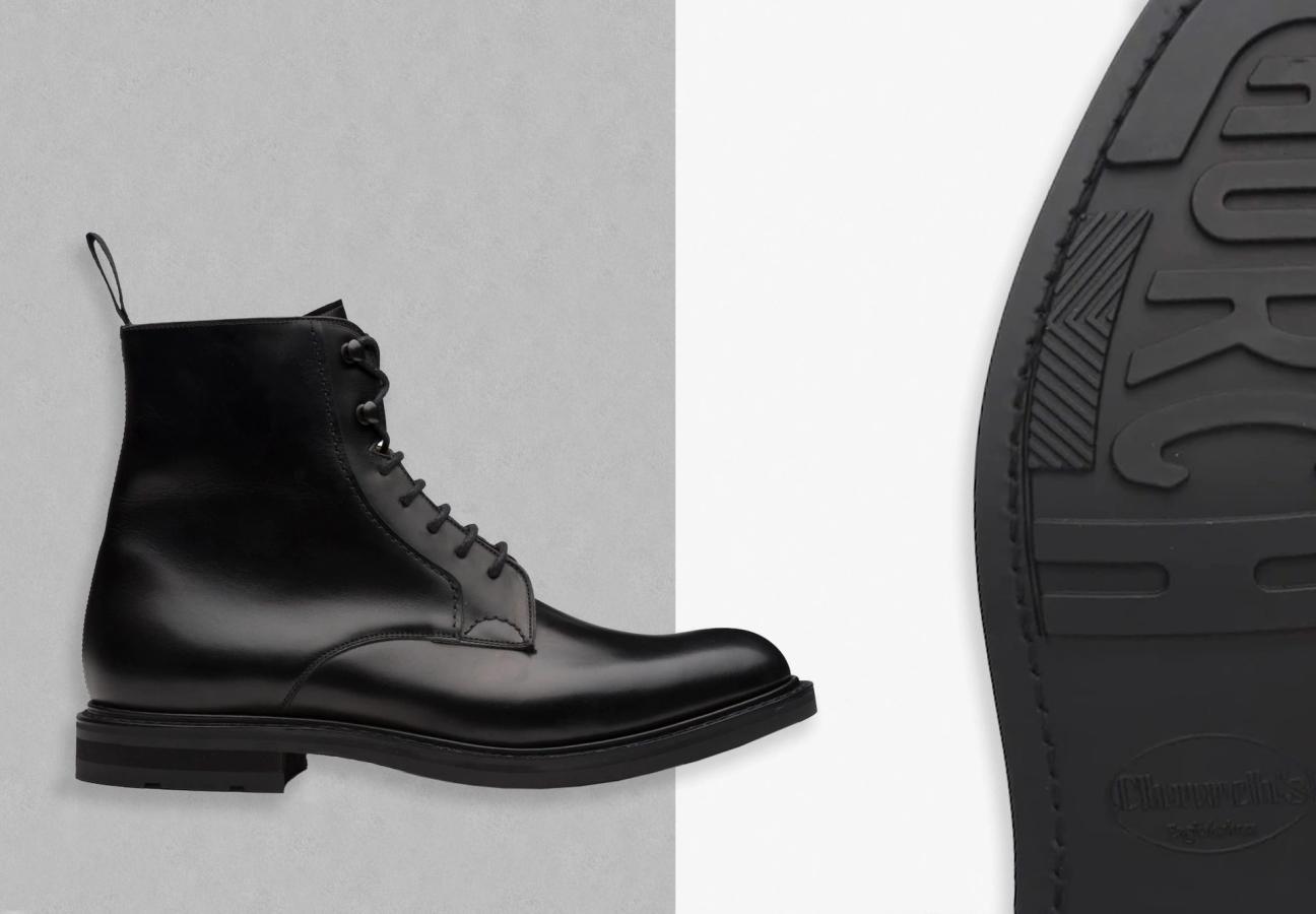 Church’s Wootton Calf Leather Lace-Up Boots