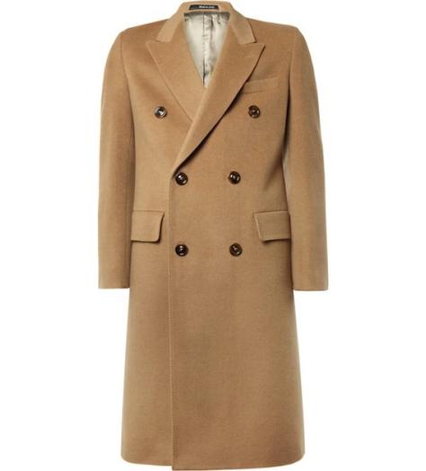 MMM DOUBLE-BREASTED CAMEL COAT