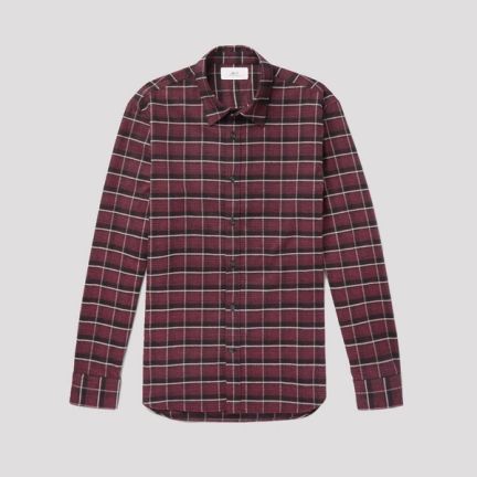 Mr. P Checked Brushed Flannel Shirt