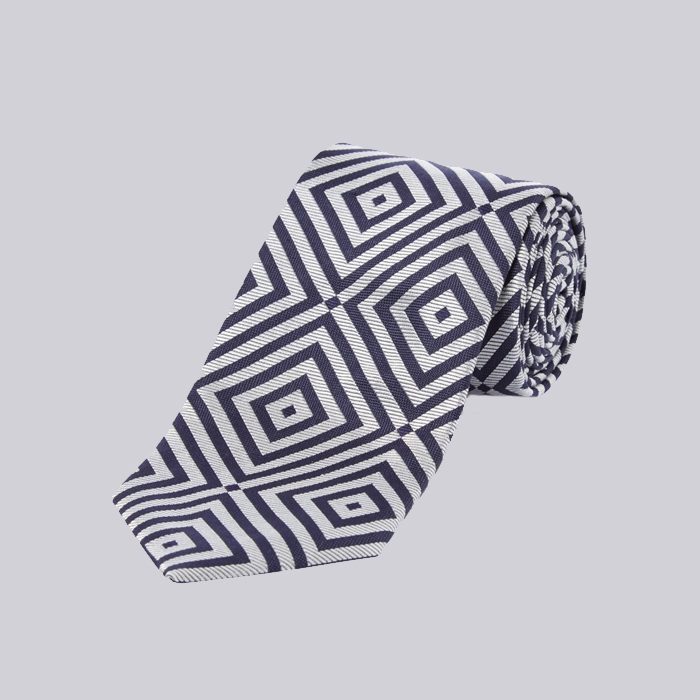 Giant Diamond Silk Tie