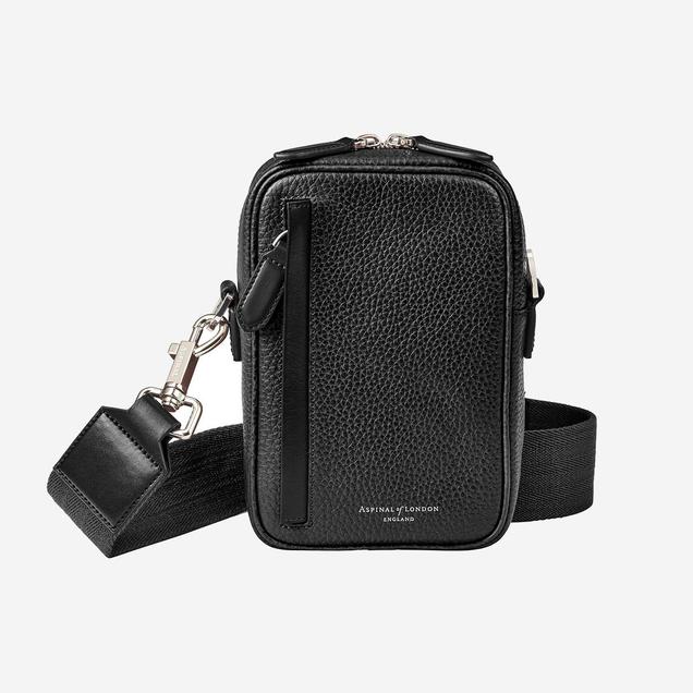 Aspinal of London Reporter North South Messenger Bag