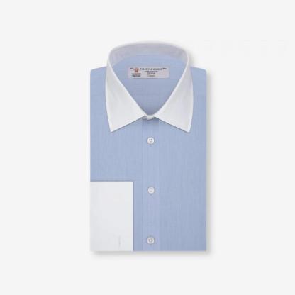 Light Blue End-on-End Shirt