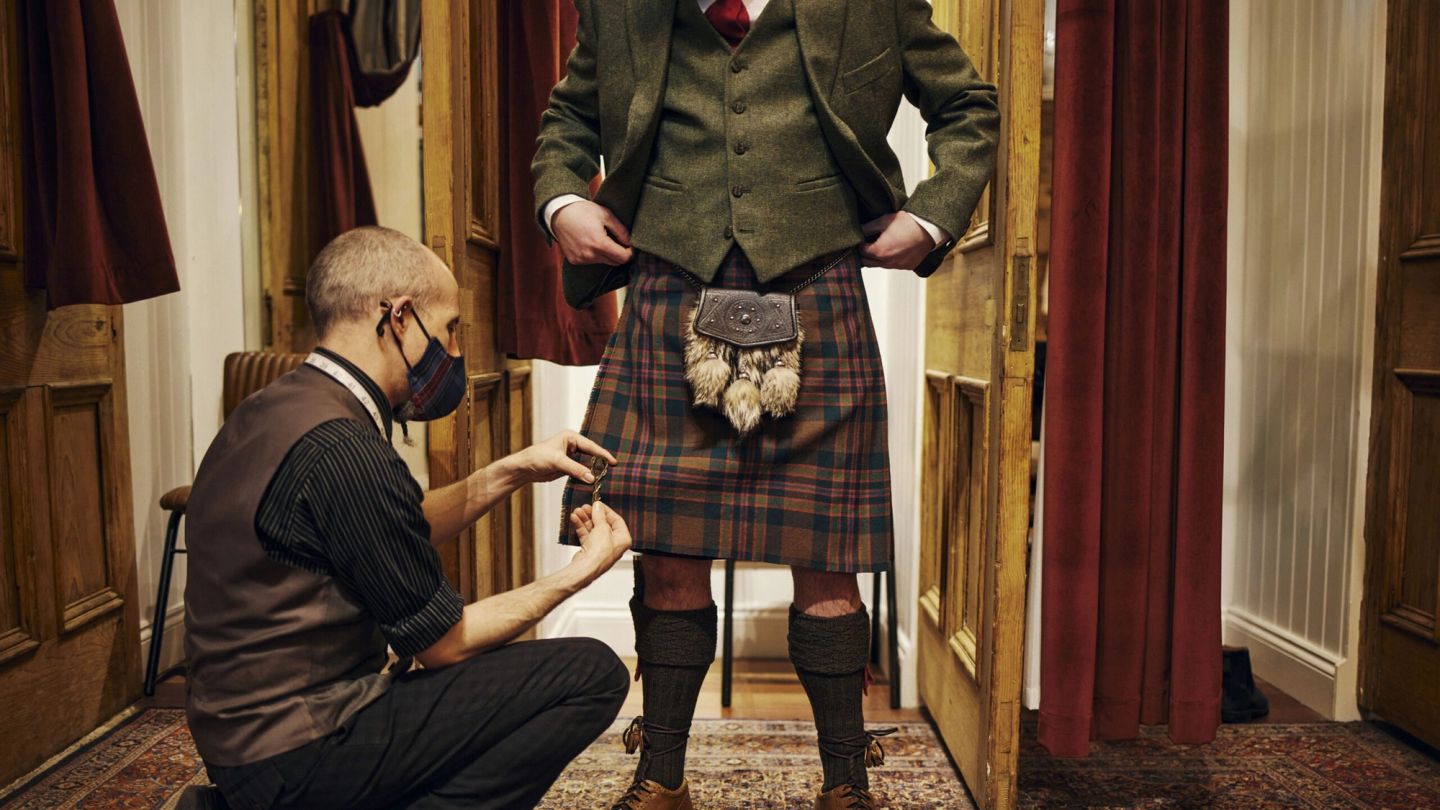 Scotland’s Savile Row: Inside the kilt-tailoring townhouses of Edinburgh