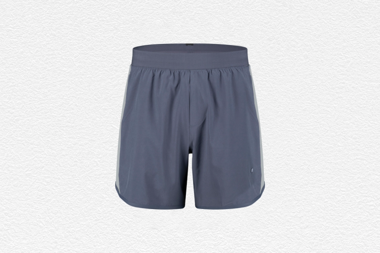Mesh-Panelled Tennis Short 7"