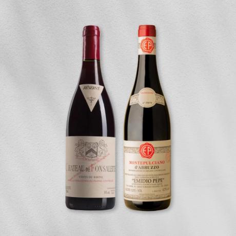 Château Rayas (Rhone) and Emidio Pepe (Abruzzo)