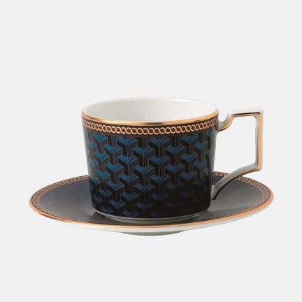 Wedgwood Byzance Espresso Cup and Saucer Set